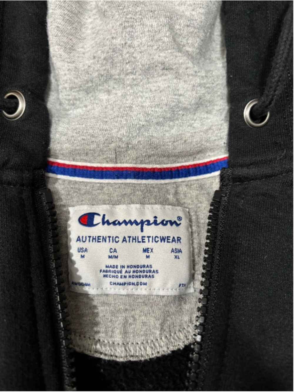 Champion Black Full Zip Hoodie - Picture 3 of 4